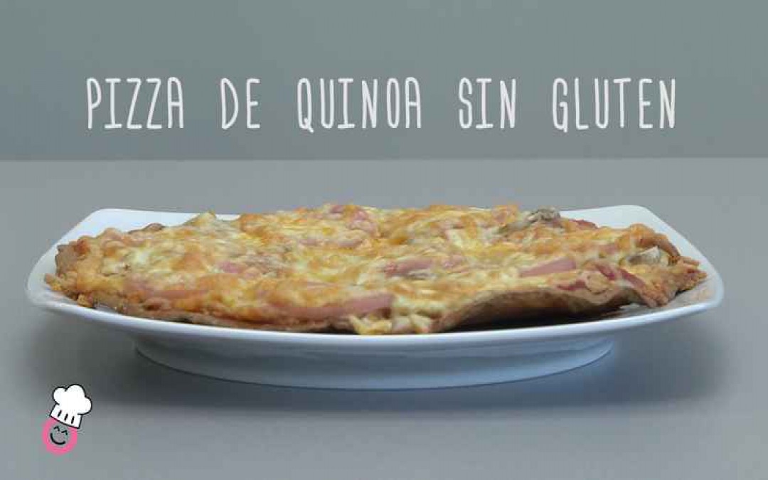Pizza de quinoa sin gluten