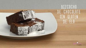 Bizcocho de chocolate sin gluten