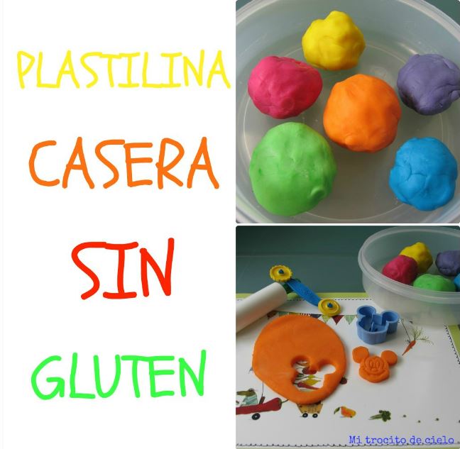 Plastilina comestible para niños y bebés