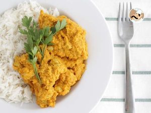 POLLO AL CURRY CON LECHE DE COCO