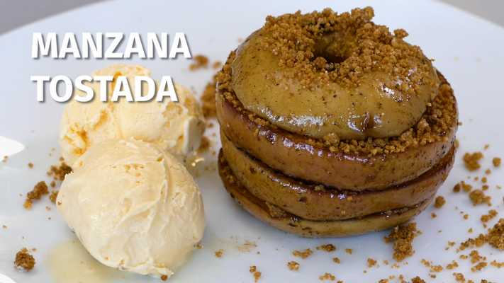 manzana tostada sin gluten