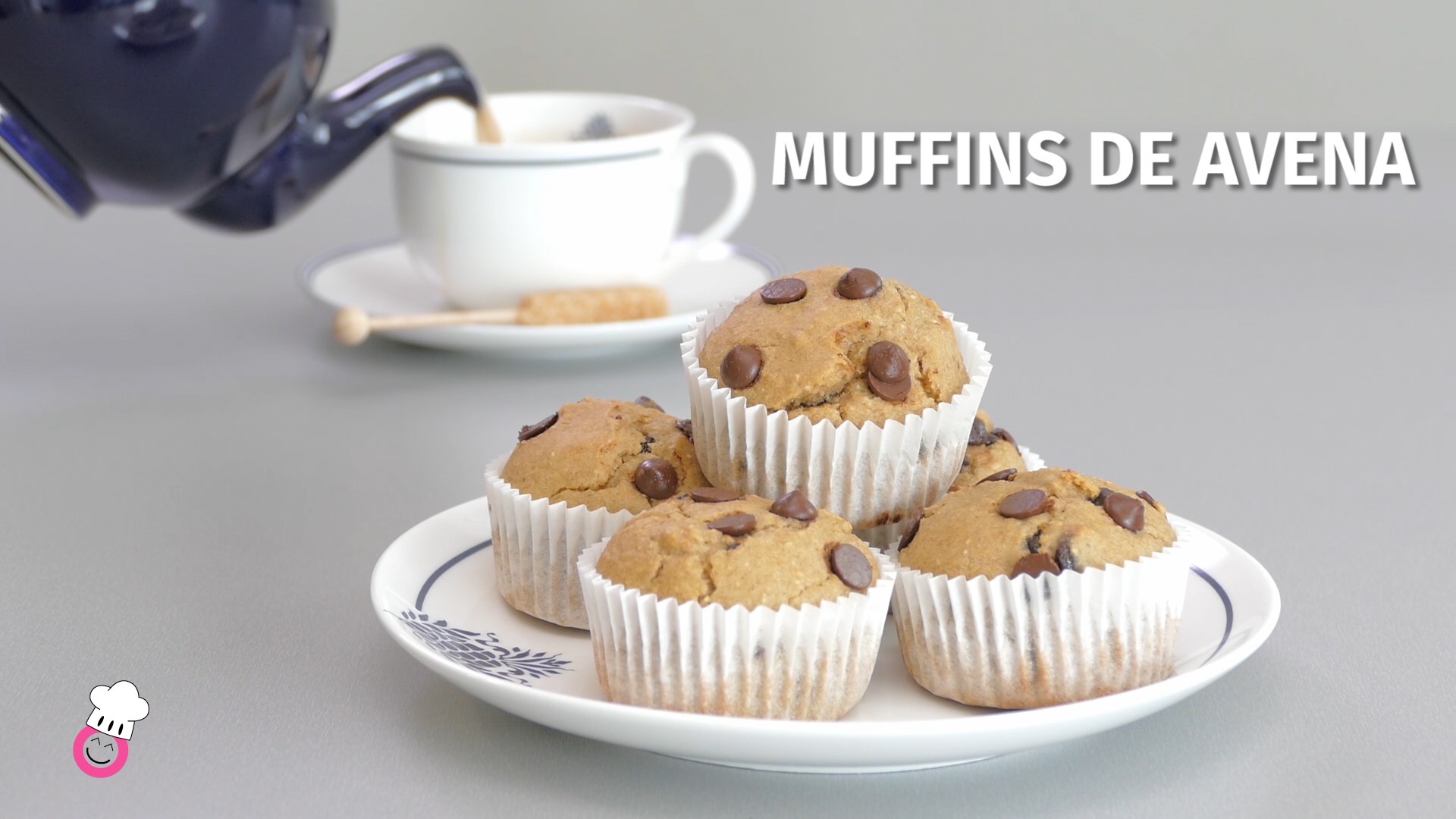 Muffins de avena sin gluten